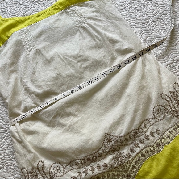 AERIE Dress Shift Summer Sundress Adjustable Straps Embroidered Size L - Picture 11 of 16